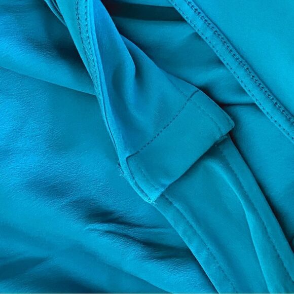 Sergio Hudson x Target Teal Crossover Satin Bodysuit Sz 2X - Picture 10 of 16